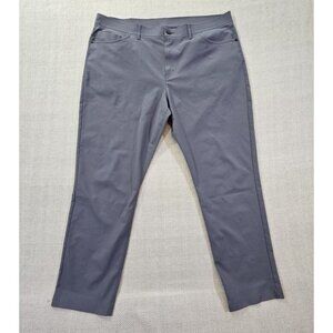 Public Rec Pants 42x32 Gamechanger Gray Nylon Stretch 5-Pocket PO316 10275 EUC